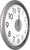 JVD Wall Clock 24x24x4.5 cm Plastic • Radio-Controlled Movement • Timeless Design