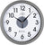 JVD Wall Clock 24x24x4.5 cm Plastic • Radio-Controlled Movement • Timeless Design