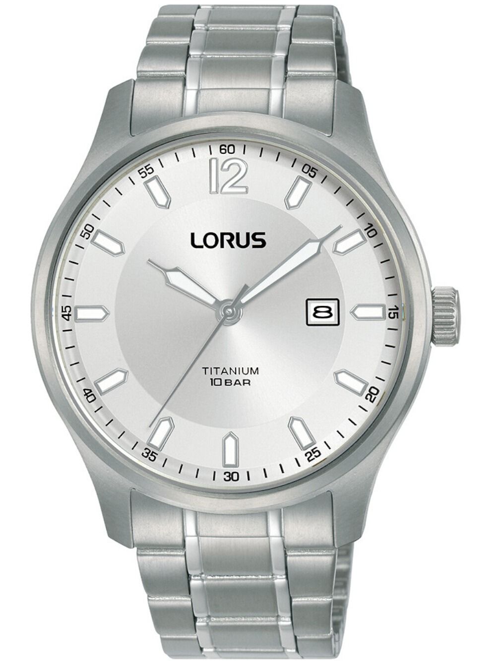 Lorus RH901RX9 Herrenuhr Titan 40mm • 10 ATM Wasserdicht • Quarzwerk