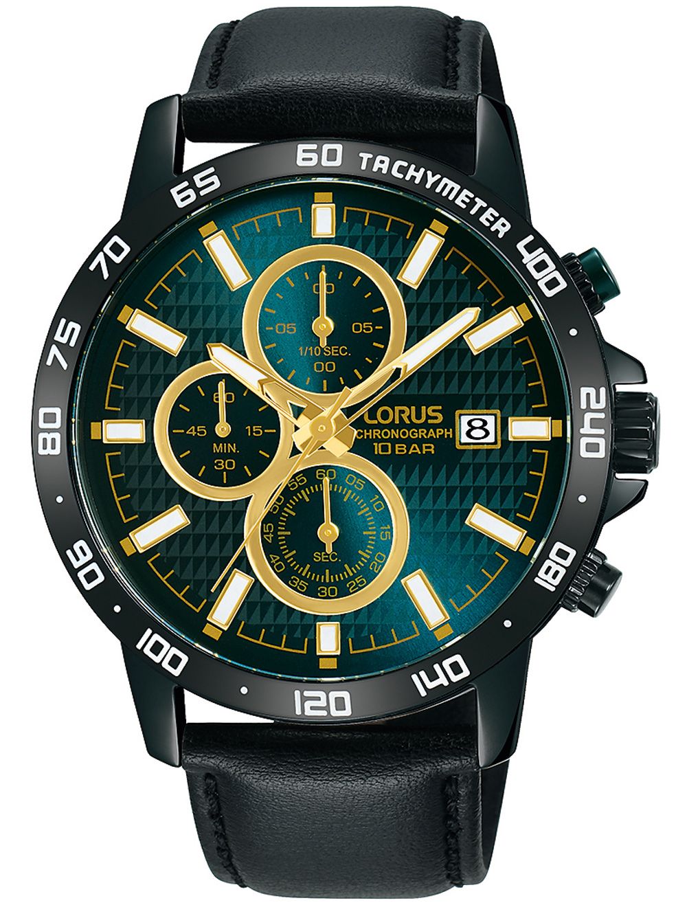Lorus Klassik RM319GX9 Herren Armbanduhr • Chronograph • Mineralglas