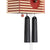 Rombach & Haas BAUHAUS CS34-3 Wall Clock Red • Mechanical 8-Day Movement • Original Black Forest Cuckoo Clock