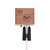 Rombach & Haas BAUHAUS CS34-3 Wall Clock Red • Mechanical 8-Day Movement • Original Black Forest Cuckoo Clock