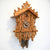 Rombach & Haas TRADITION 3521 Wall Clock Wood (dark) • Mechanical 8-Day Movement • Hand-Carved Fretwork
