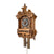 Rombach & Haas TRADITION 3401 Wall Clock Dark Wood • Mechanical 8-Day Movement • Hand-Carved Fretwork