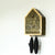 Rombach & Haas Schindel RE34S-4 Wall Clock Green/Natural • Mechanical 8-Day Movement • Hand-Carved Wooden Bird