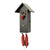 Rombach & Haas Classic SL35 H-2/3 Wall Clock Black/Red/Gold • Mechanical 8-Day Movement • Original Black Forest Cuckoo Clock
