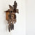 Rombach & Haas TRADITION 4560-N Wall Clock Dark Wood • Mechanical 8-Day Movement • Hand-Carved Owl Clock