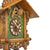 Rombach & Haas Tradition 3421 Wall Clock Green • Mechanical 8-Day Movement • Hand-Carved Fretwork