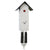 Rombach & Haas Classic SL35-9 Wall Clock Grey • Mechanical 8-Day Movement • Original Black Forest Cuckoo Clock