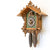 Rombach & Haas Tradition 3421 Wall Clock Green • Mechanical 8-Day Movement • Hand-Carved Fretwork