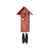 Rombach & Haas Classic SLM3H-3 Wall Clock Natural Wood/Red • Mechanical 8-Day Movement • Original Black Forest Cuckoo Clock