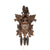 Rombach & Haas TRADITION 4560-N Wall Clock Dark Wood • Mechanical 8-Day Movement • Hand-Carved Owl Clock
