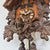 Rombach & Haas TRADITION 3460-N Wall Clock Wood (dark) • Mechanical 8-Day Movement • Hand-Carved Owl Clock