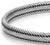 Bracelet made of 6mm thick silver - Rebel&Rose Model: RR-BR032-S-L