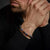 Bracelet made of 8mm sodalite, yellow tiger's eye, blue tiger's eye and grey hematite gemstones with grey stainless steel clasp - Rebel&Rose Model: RR-80100-V-L