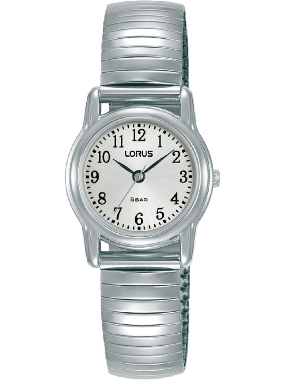 Lorus RRX07HX9 Damenuhr Silber • Quarzwerk mit Datumsanzeige • Hardlex-Glas