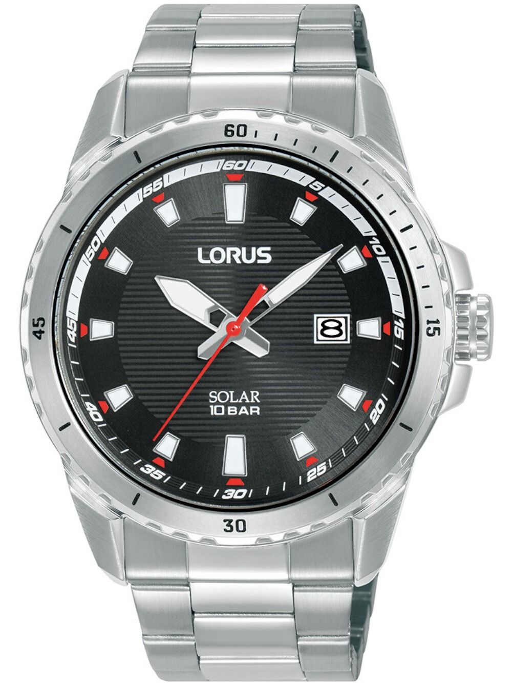 Lorus RX367AX9 Herren Armbanduhr • Solarwerk • Mineralglas