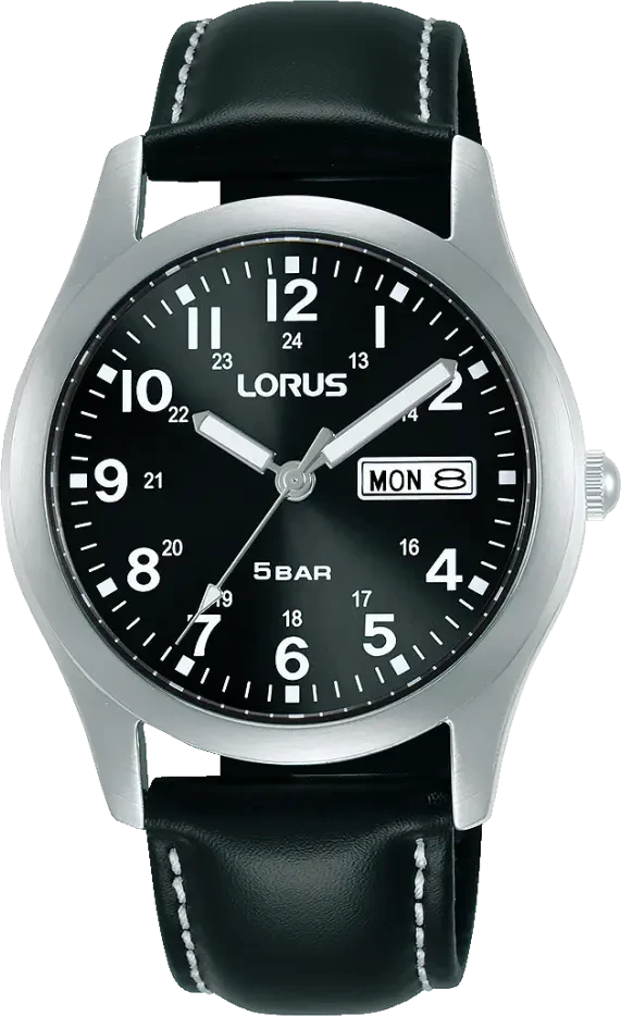 Lorus Classic RXN79DX9 Men's Watch • Quartz • Date & Day Display