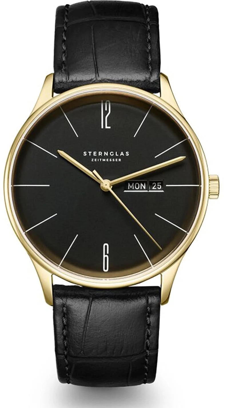 Sternglas Berlin S01-BE04-HE03 Men's Watch • Bauhaus Design • Sapphire Crystal