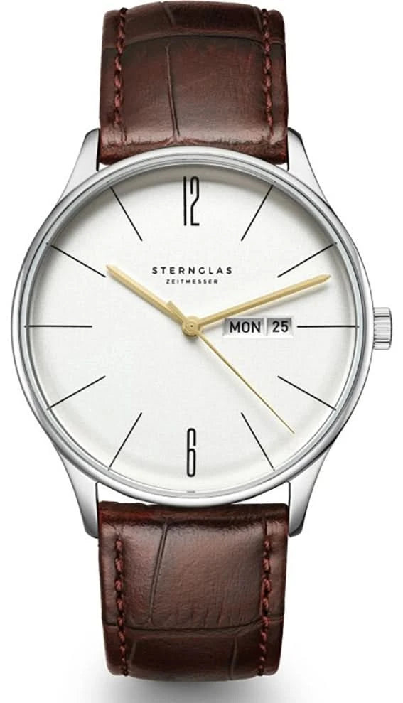 Sternglas Berlin S01-BE10-HE05 Men's Watch • Bauhaus Design • Sapphire Crystal