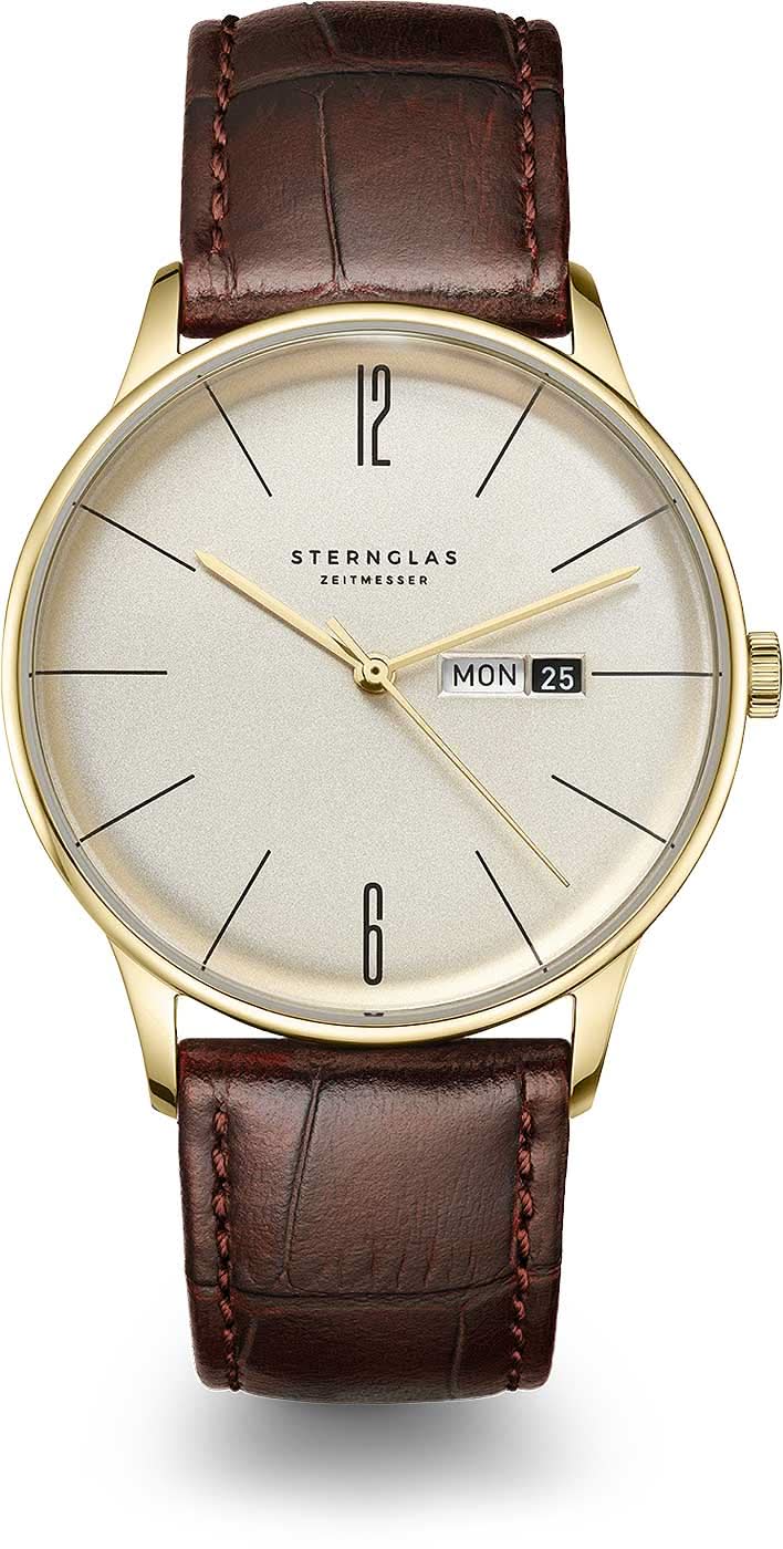 Sternglas Berlin S01-BE14-HE01 Unisex Watch • Bauhaus Design • Sapphire Crystal