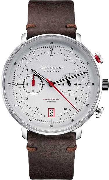 Sternglas Hamburg Chrono S01-HC10-VI11 Men's Watch • Bauhaus Design • Sapphire Crystal