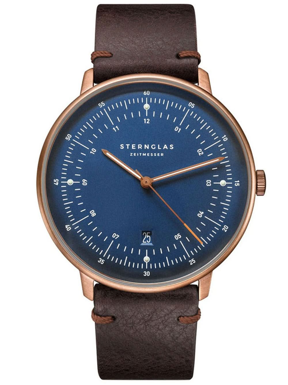 Sternglas Hamburg S01-HH27-VI17 Men's Watch • Sapphire Crystal • Bauhaus Design
