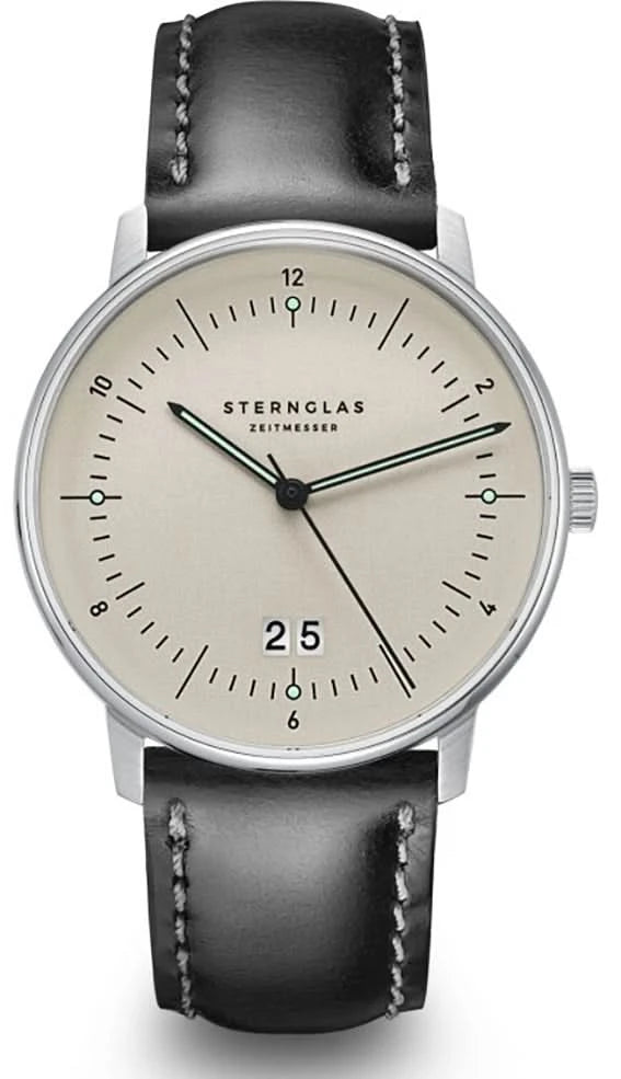 Sternglas Naos S01-NAG26-BR02 Men's Watch • Bauhaus Design