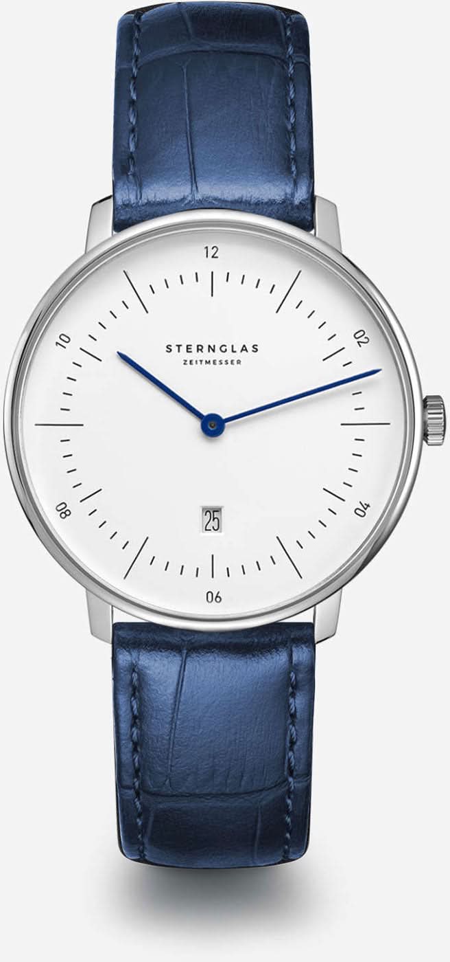 Sternglas Naos S01-ND01-NB02 Women's Watch • Bauhaus Design • Sapphire Crystal