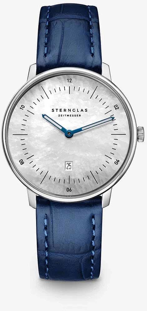 Sternglas Naos XS S01-NDP01-NB02 Women's Watch • Bauhaus Design • Sapphire Crystal