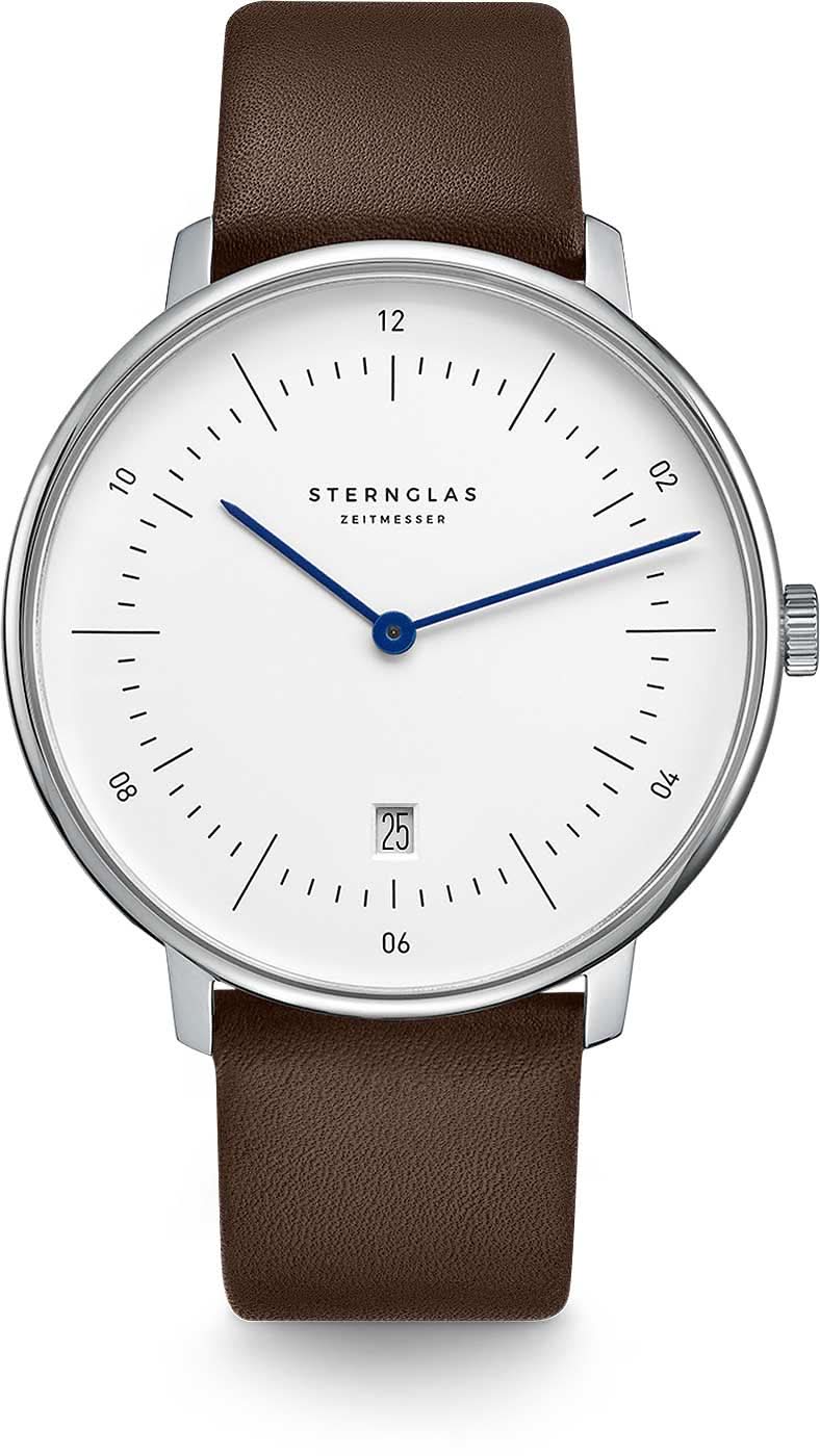 Sternglas Naos XS S01-NX01-PR04 Women's Watch • Bauhaus Design • Sapphire Crystal