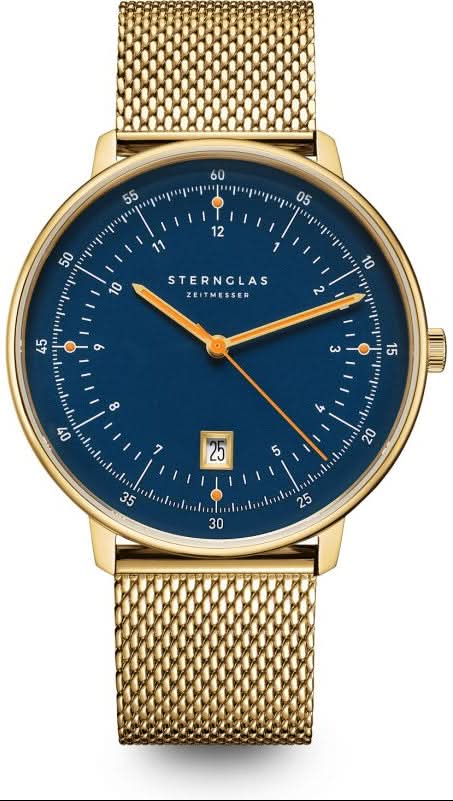 Sternglas Hamburg S01-HH07-MI05 Watch • Bauhaus • Sapphire Crystal