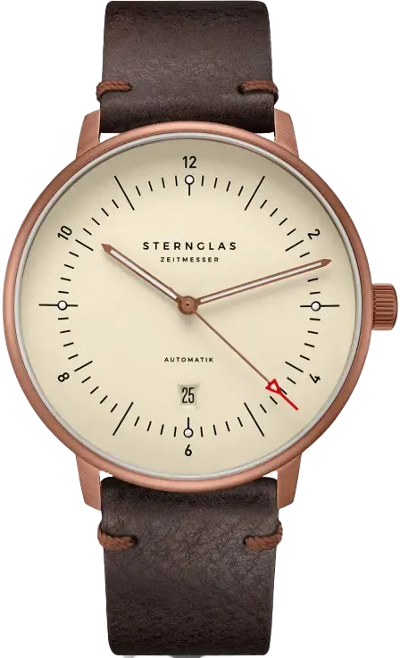 Sternglas Naos XL S02-NX42-VI17 Men's Watch • Bauhaus Design from Hamburg • Sapphire Crystal