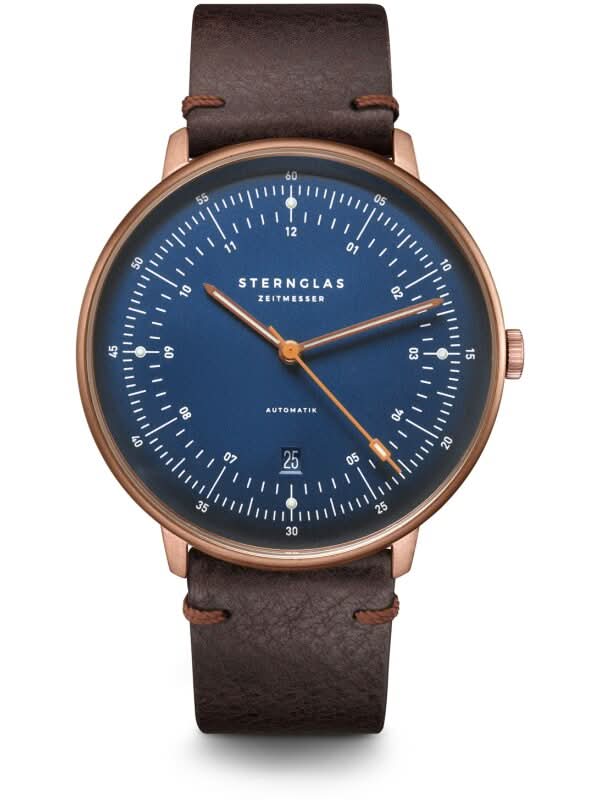 Sternglas Hamburg S02-HH27-VI17 Men's Watch • Award-Winning Bauhaus Design • Scratch-Resistant Sapphire Crystal