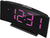 JVD Digital Alarm Clock Modern 9.5x17x5cm Plastic • Two Alarms • Temperature Display