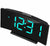 JVD Modern Digital Alarm Clock 17.0 x 9.5 x 5.0 cm Plastic • Temperature Display • Snooze Function