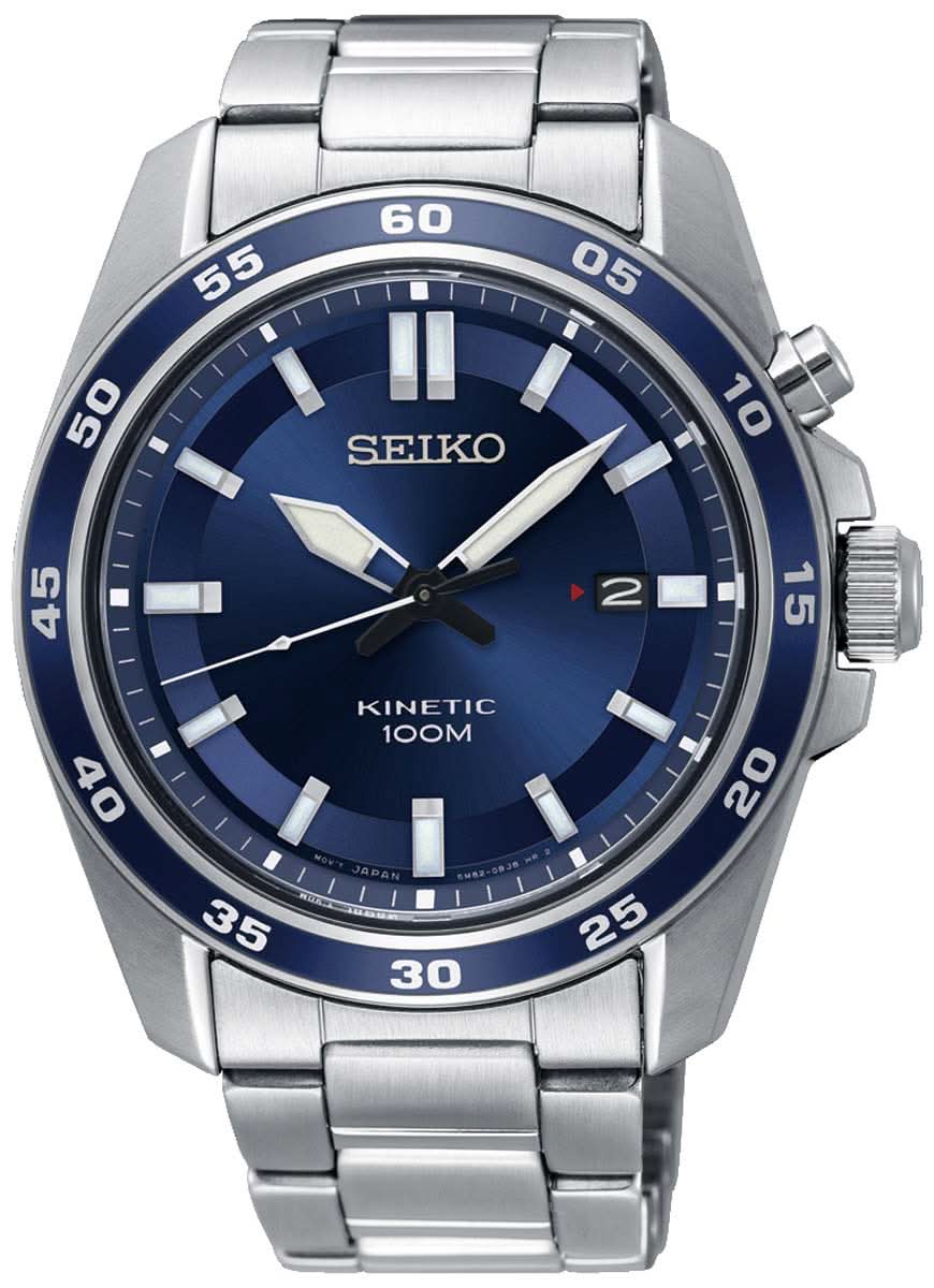 Seiko Kinetic SKA783P1 Men's Watch • Kinetic Drive • Date
