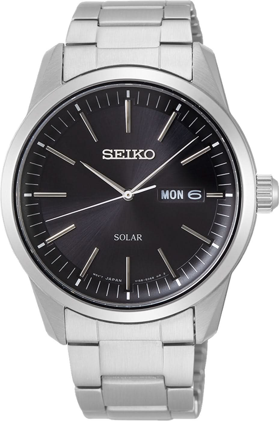 Seiko Conceptual SNE527P1 Men's Watch • Solar-Powered • Sapphire Crystal