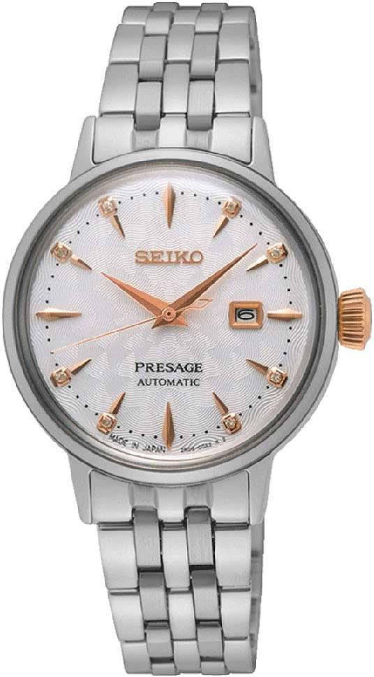 Seiko Presage SRE009J1 Women's Watch • Automatic Movement • Cocktail Time Design