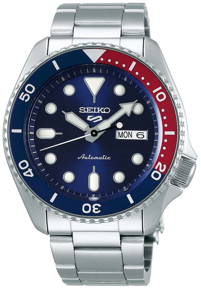 Seiko 5 Sports SRPD53K1 Men's Watch • Automatic Movement • Pepsi Bezel