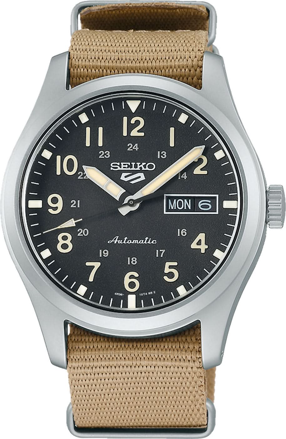Seiko 5 Sports SRPG35K1 Men's Watch • Automatic Caliber 4R36 • 10 Bar Water Resistance