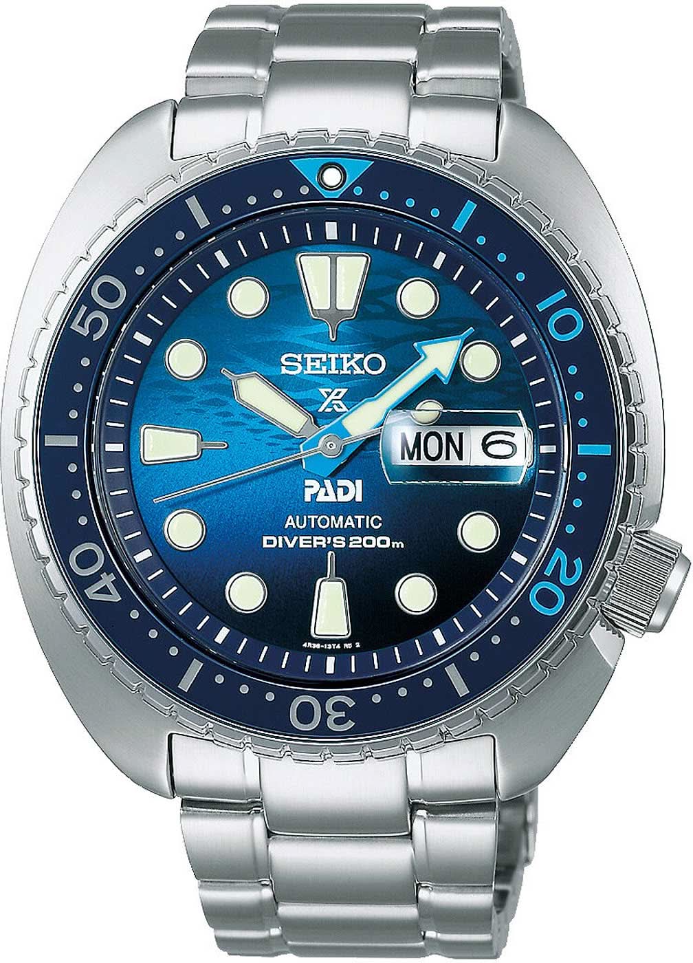 Seiko Prospex SRPK01K1 Men's Watch • PADI Special Edition • Sapphire Crystal