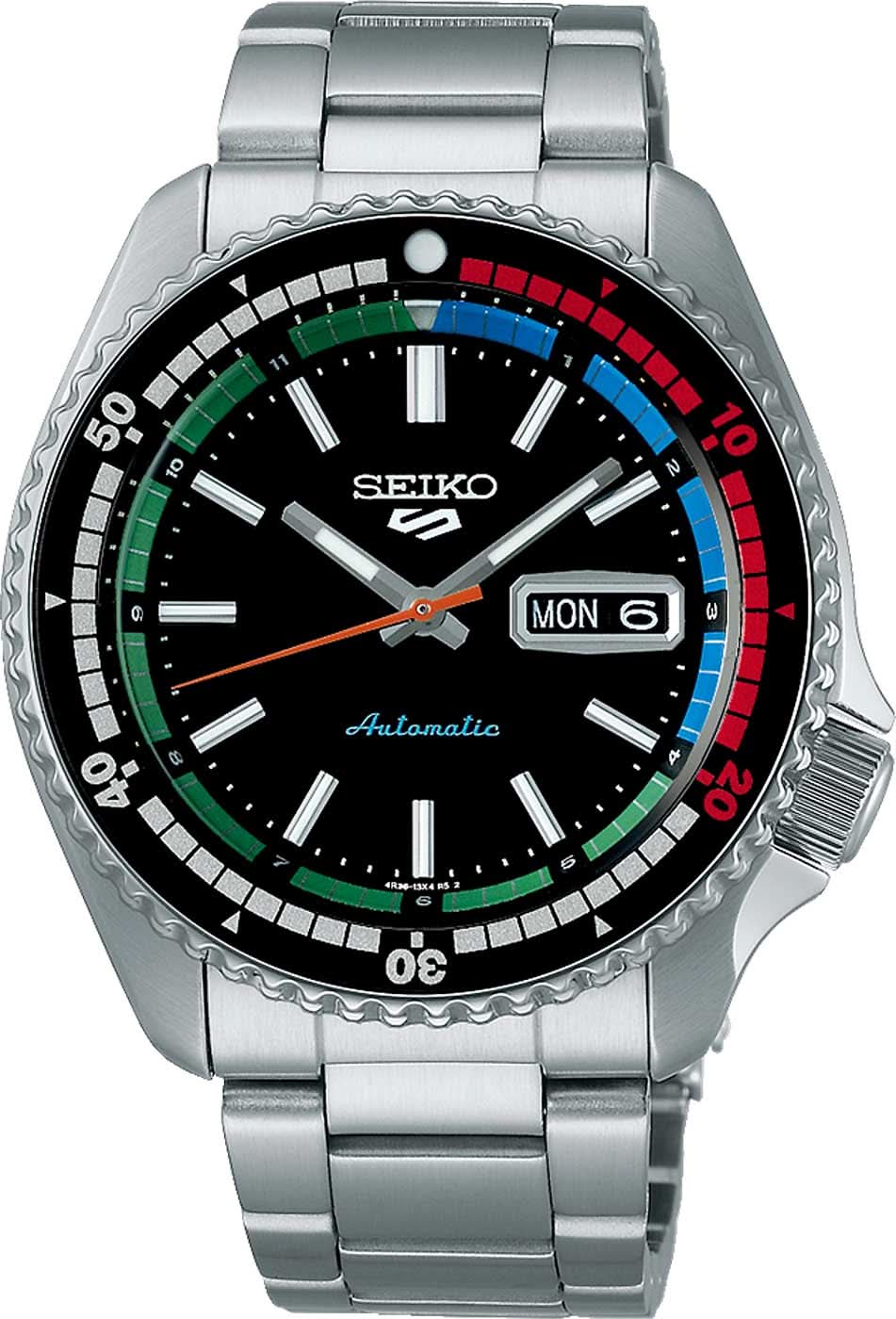 Seiko 5 Sports SRPK13K1 Men's Watch • Automatic Movement • 10 bar Water Resistant