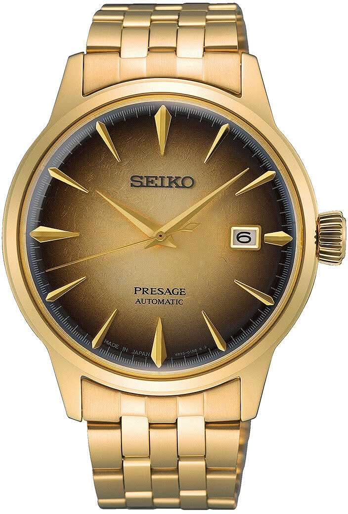 Seiko Presage SRPK48J1 Men's Watch • Japanese Manufacture Quality • Elegant Cocktail Design