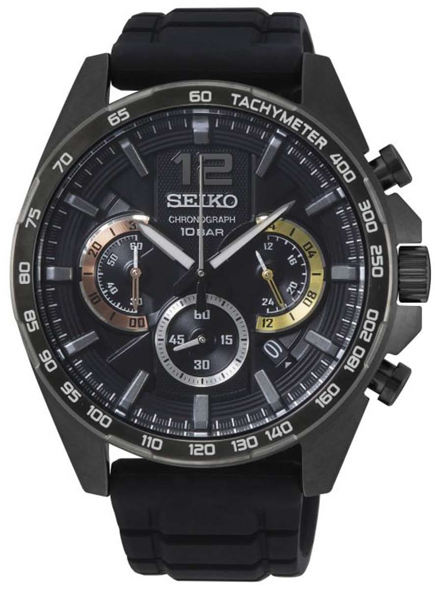 Seiko Conceptual SSB349P1 Men's Watch • Precise Chronograph • 10 Bar Water Resistance