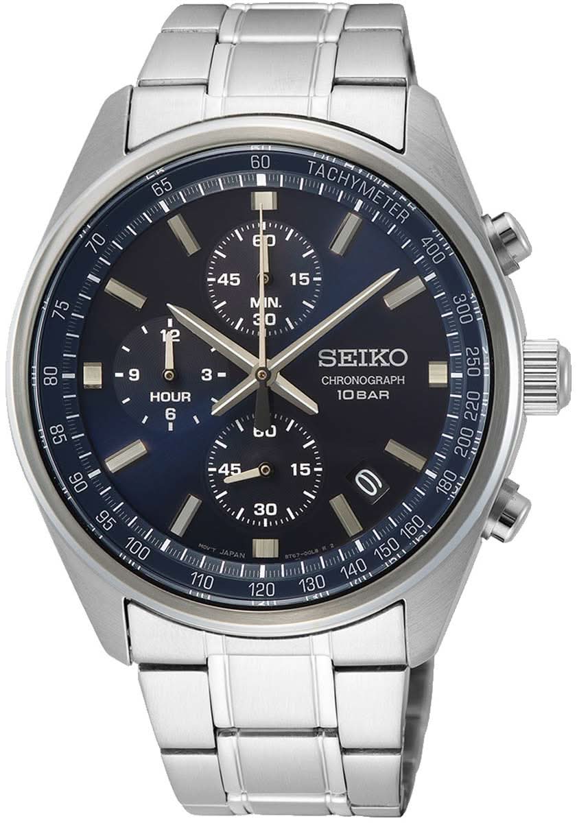 Seiko Conceptual SSB377P1 Men's Watch • Chronograph • 10 Bar