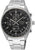 Seiko Conceptual SSB379P1 Men's Watch • Black Chronograph • Leather Strap