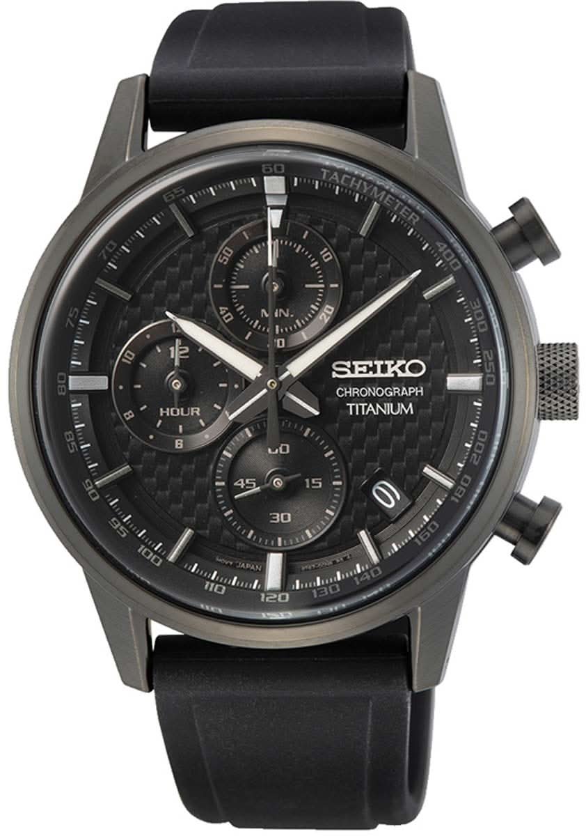 Seiko Conceptual SSB393 Men's Watch • Titanium • Quartz Chronograph