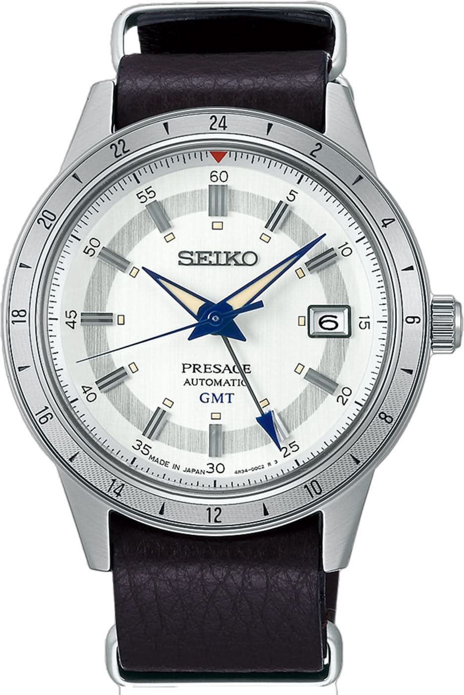 Seiko Presage Style60's GMT SSK015J1 Men's Watch • Automatic GMT • Limited Edition