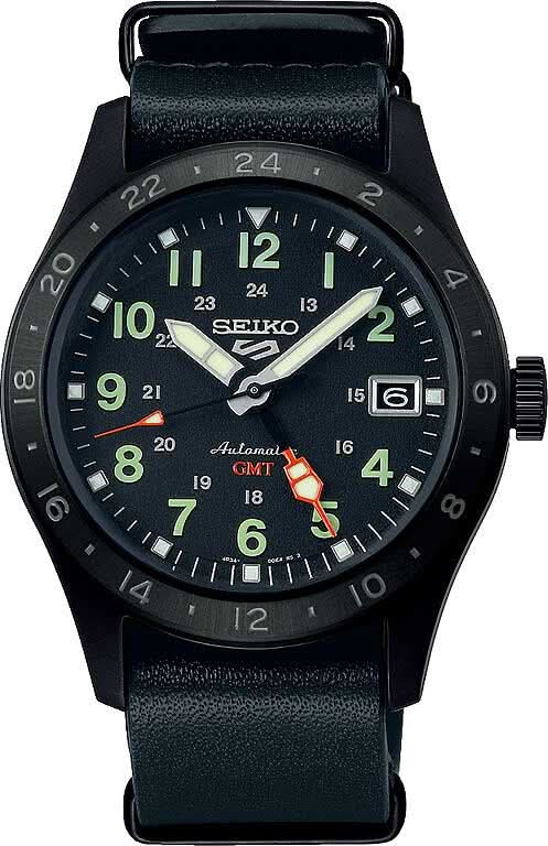 Seiko 5 Sports SSK025K1 Men's Watch • GMT Function • Automatic Movement 4R34
